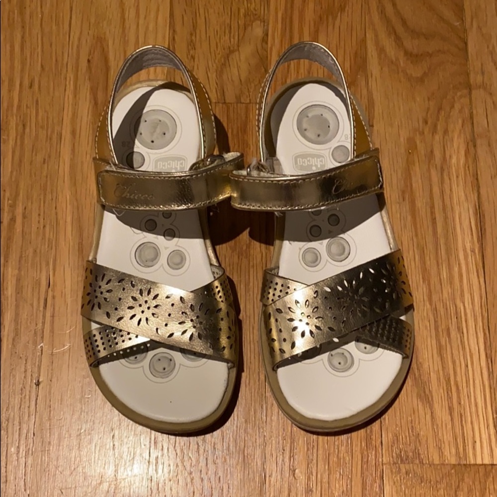 Chicco Gold Sandals